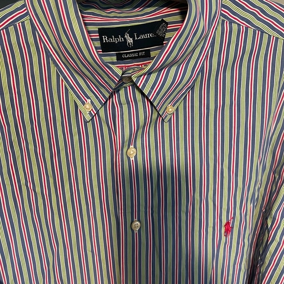 Ralph Lauren Classic Fit Button‎ Down | 17.5 34/35 - Picture 1 of 4